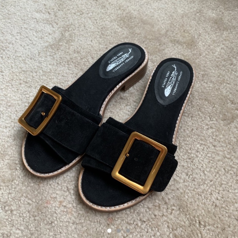 free people x jeffrey campbell mules/sandals